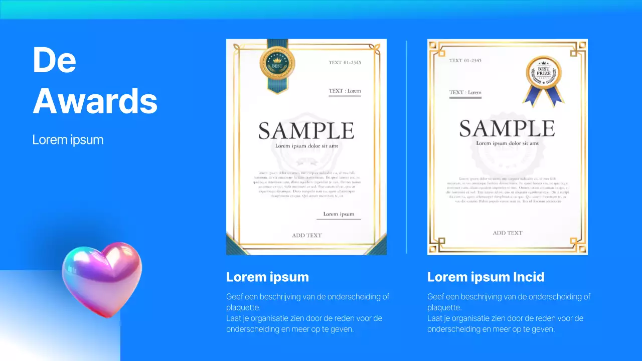 Kitscherige eindejaarsverslagen in blauw