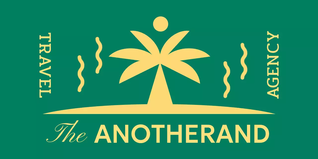 ヤシの木がある島が印象的な文房具デザイン