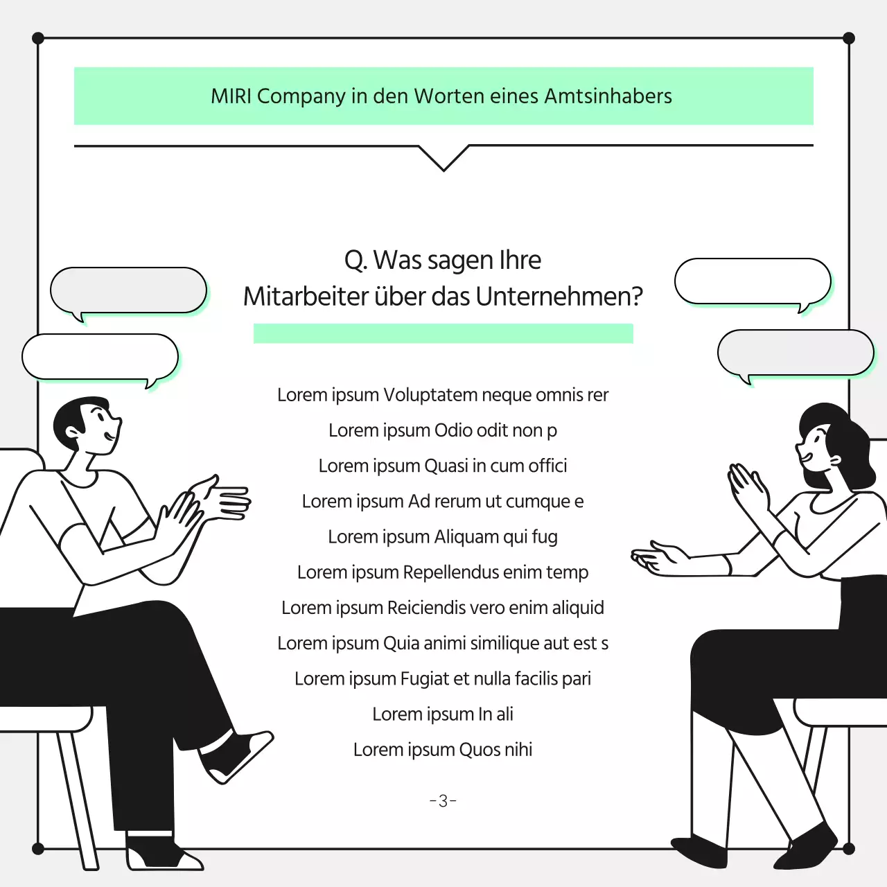 Minimalistisches Werbebriefpapier für Unternehmen in Chartreuse und Schwarz