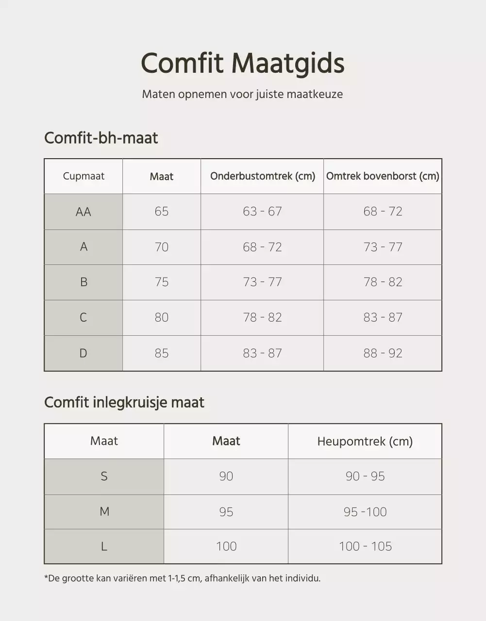Eenvoudige ondergoedadvertentie in wit en chartreuse
