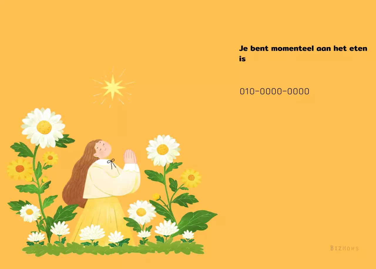 Een warme, geïllustreerde nieuwjaarskalender