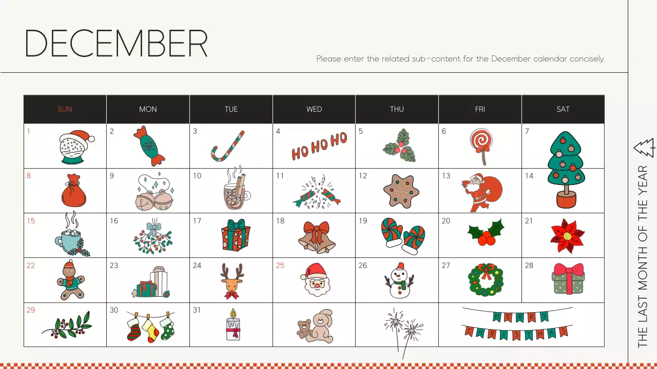 베이지 미니멀 캘린더 플래너 프레젠테이션