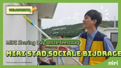 Groene, moderne gemeentelijke sociale actie bevorderen