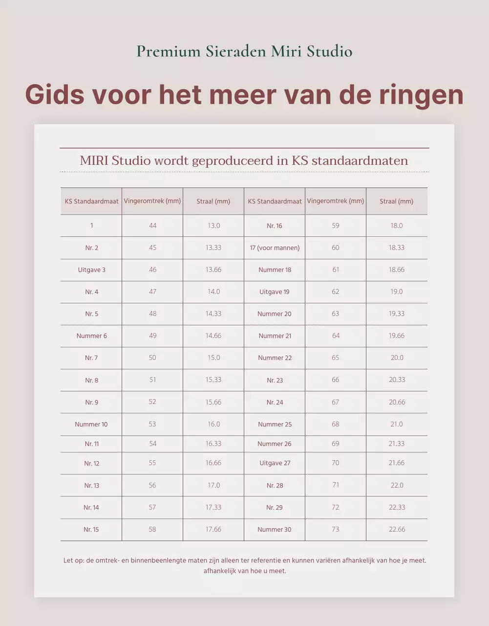 Een advertentie voor een lookbook met trendy sieraden in roze en bruin.