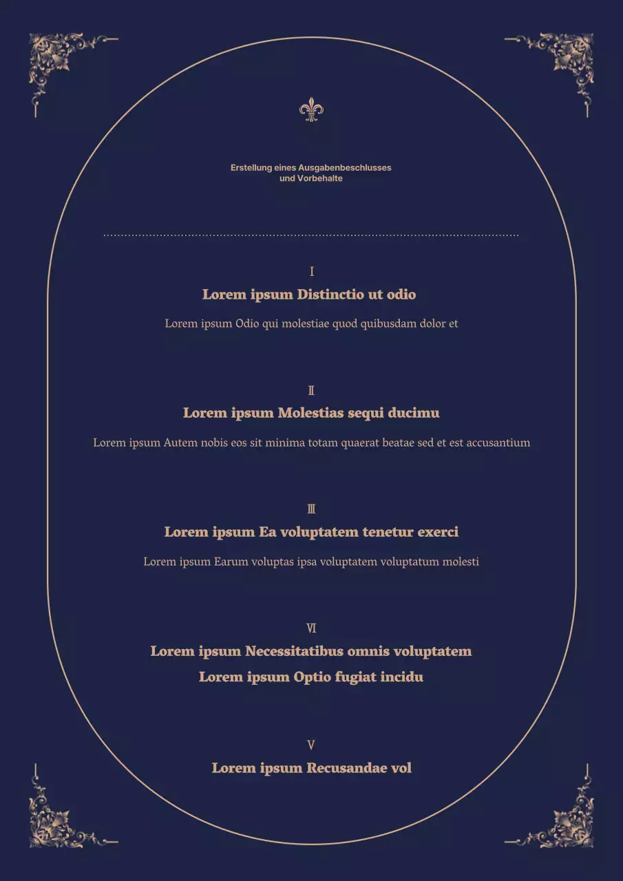 Über die marineblaue und beigefarbene Entschließung zu den Unternehmensausgaben und was zu erwarten ist.