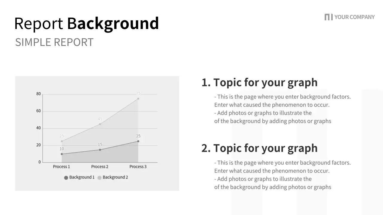 White Minimal Report Document Presentation