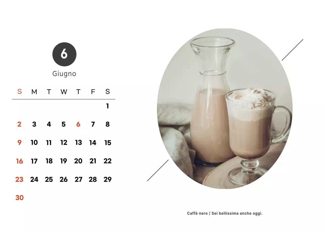 Un caffè sentimentale bianco e marrone