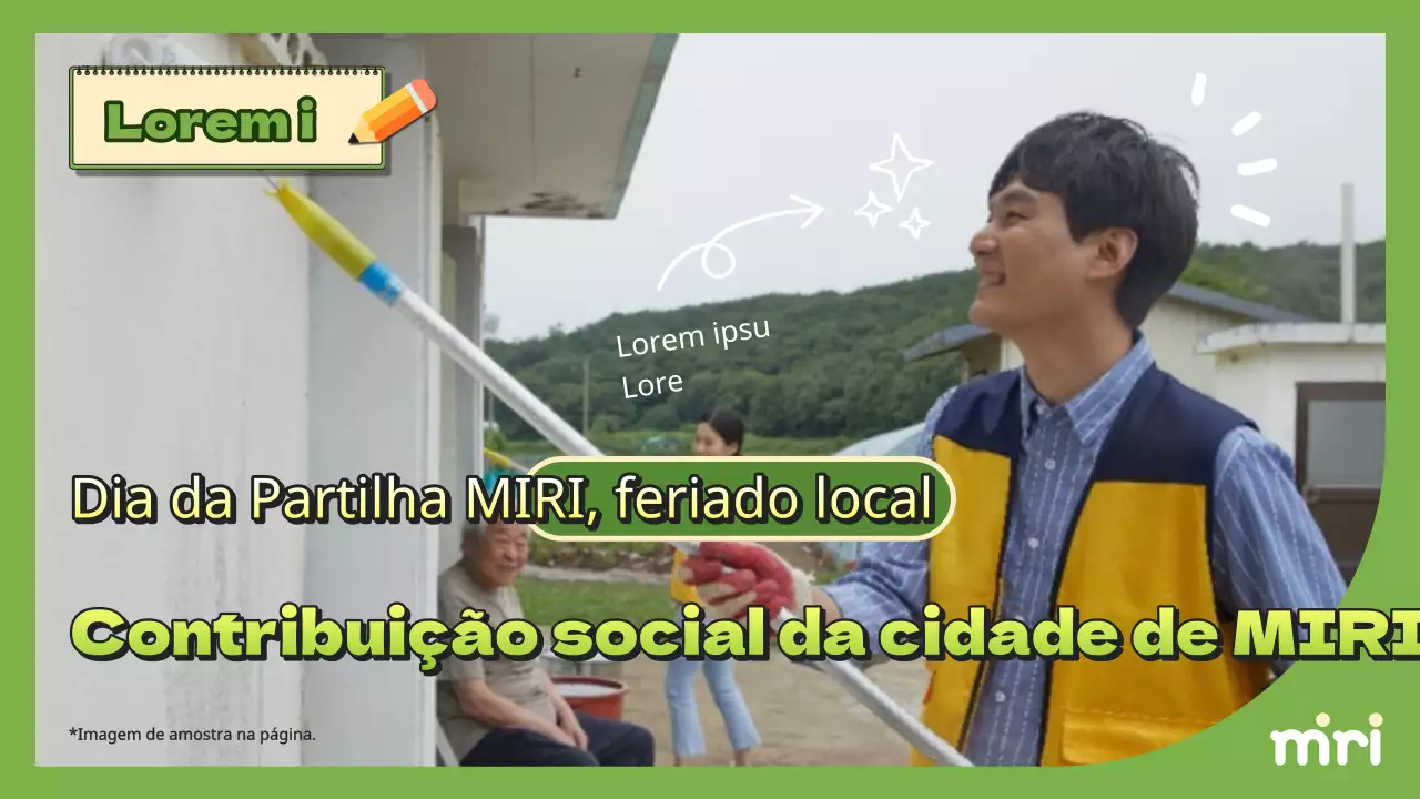 Promover uma ação social municipal verde e moderna