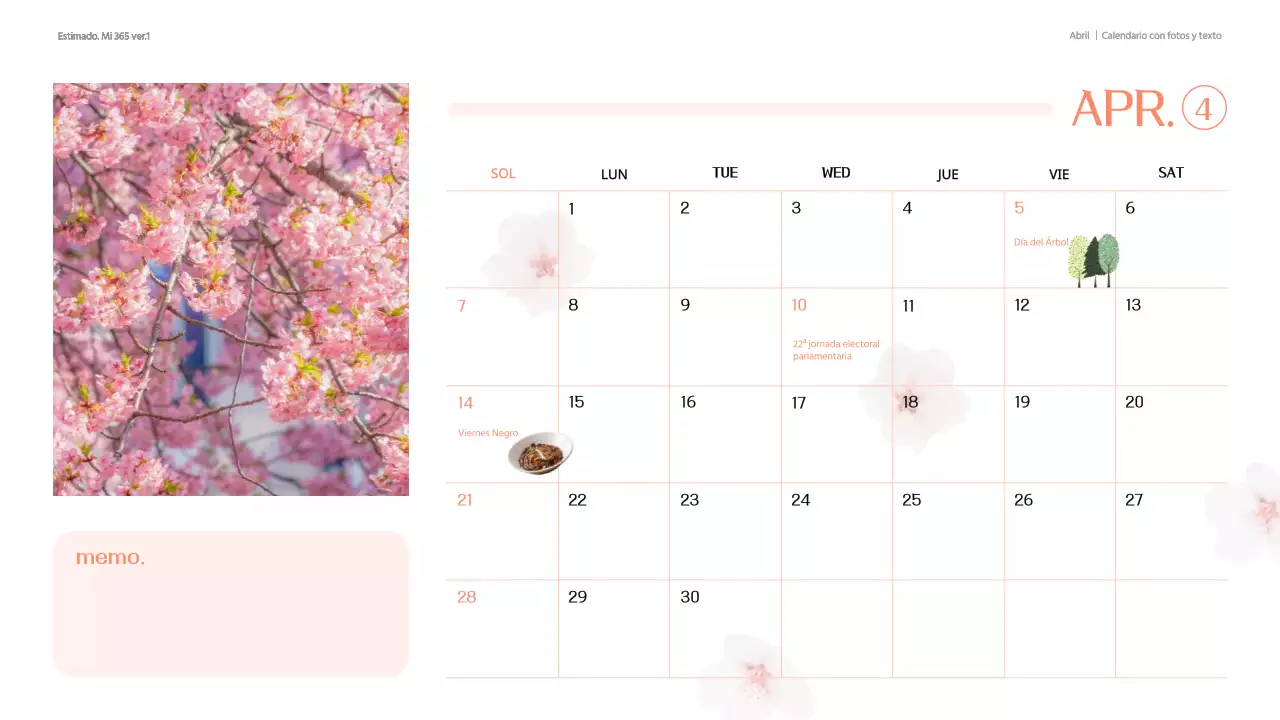 Un moderno calendario GoodNote en blanco y gris