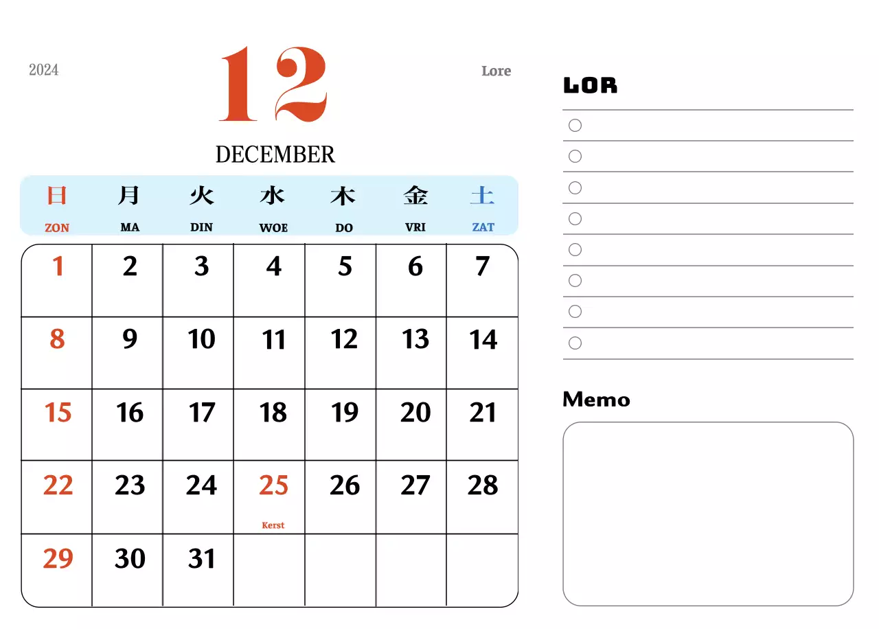 Rode en blauwe retro onderzetters memory kalender