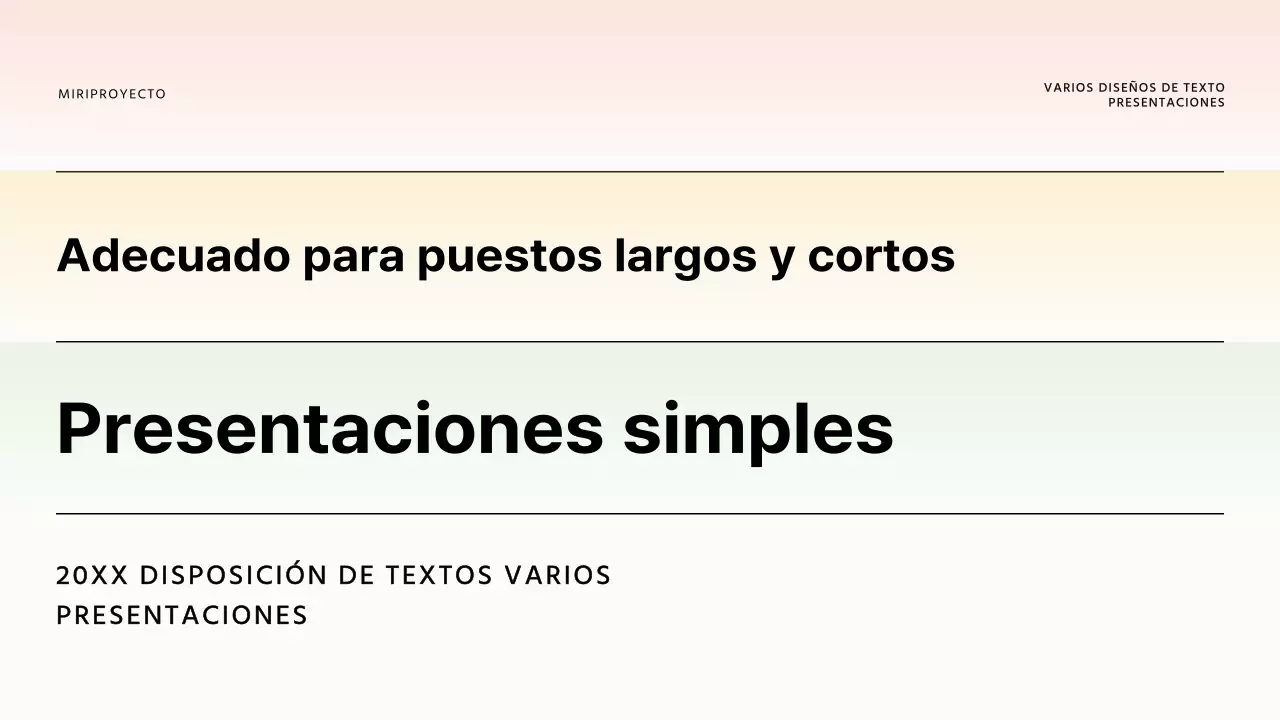 Un sencillo informe empresarial en arco iris y negro