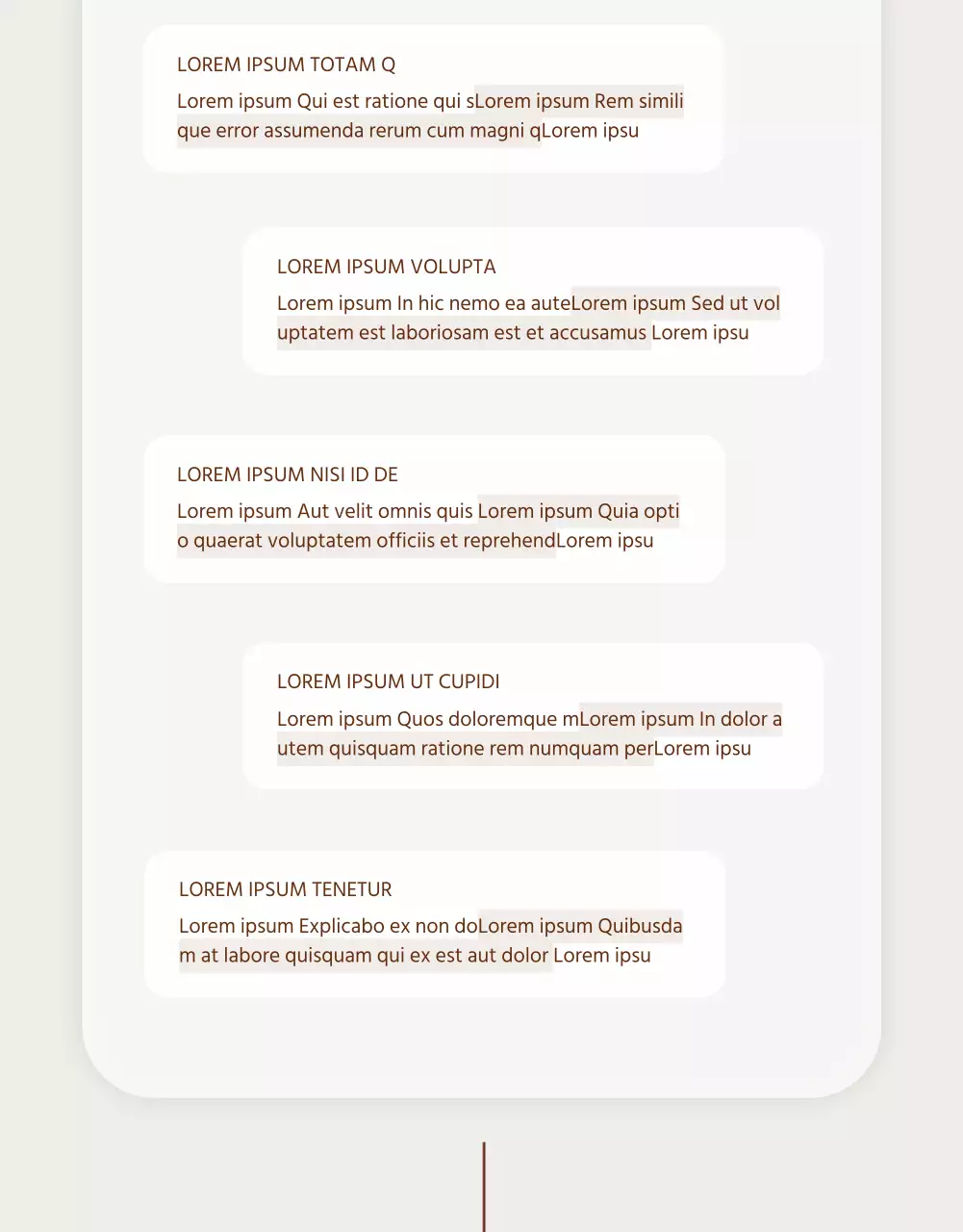 Pubblicità per un semplice set da regalo per le vacanze hanwa in beige e marrone