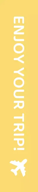 Merchandise agen perjalanan dengan ikon penerbangan perjalanan