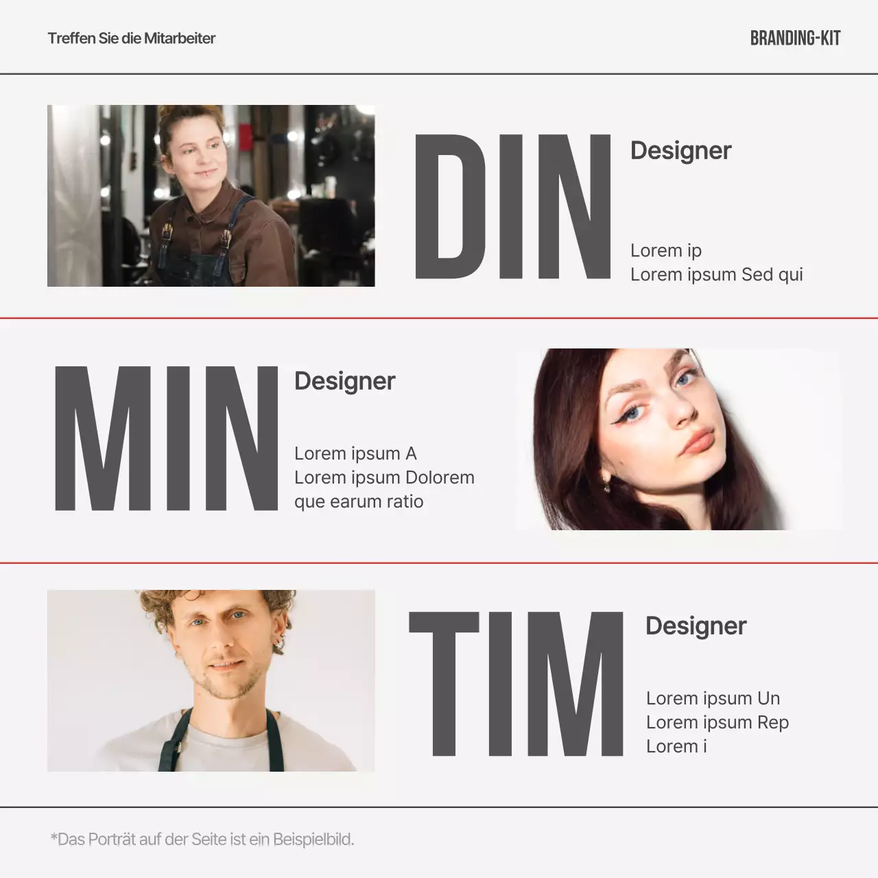 Red's modern hair brand post