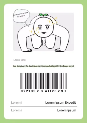 Ein einfaches König-Empfangs-Gif mit lindgrünem Hintergrund.