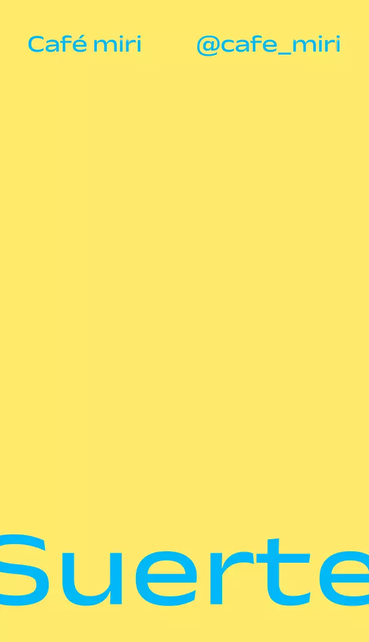 Un acontecimiento afortunado con una combinación de colores complementarios amarillo-azul