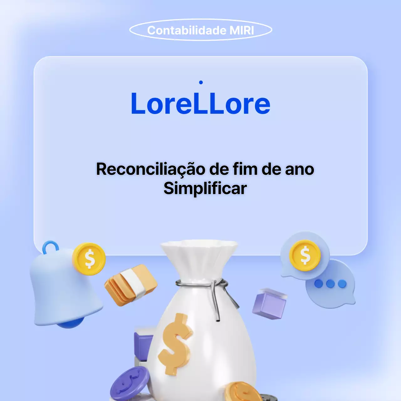 Promover a arrumação de fim de ano em azul e azul claro.