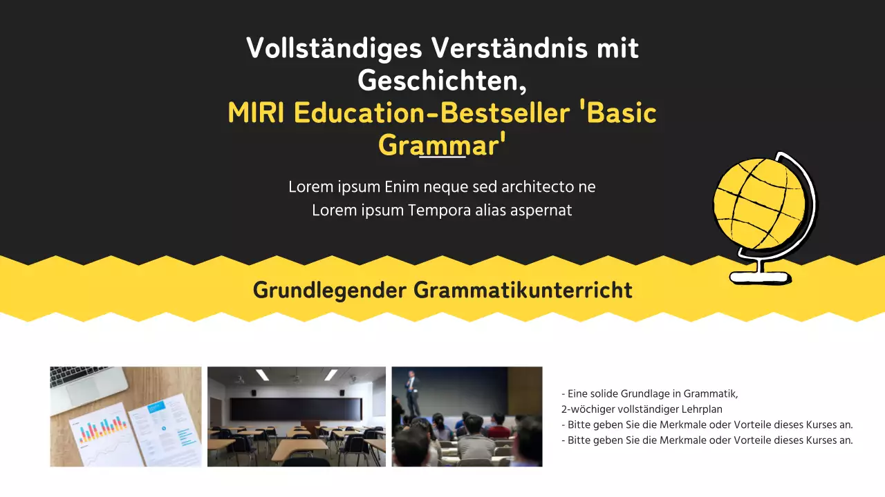 Studienführer für das kleine gelbe Schulhaus