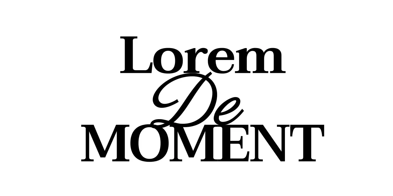 Luxe belettering met een combinatie van schreef en cursief