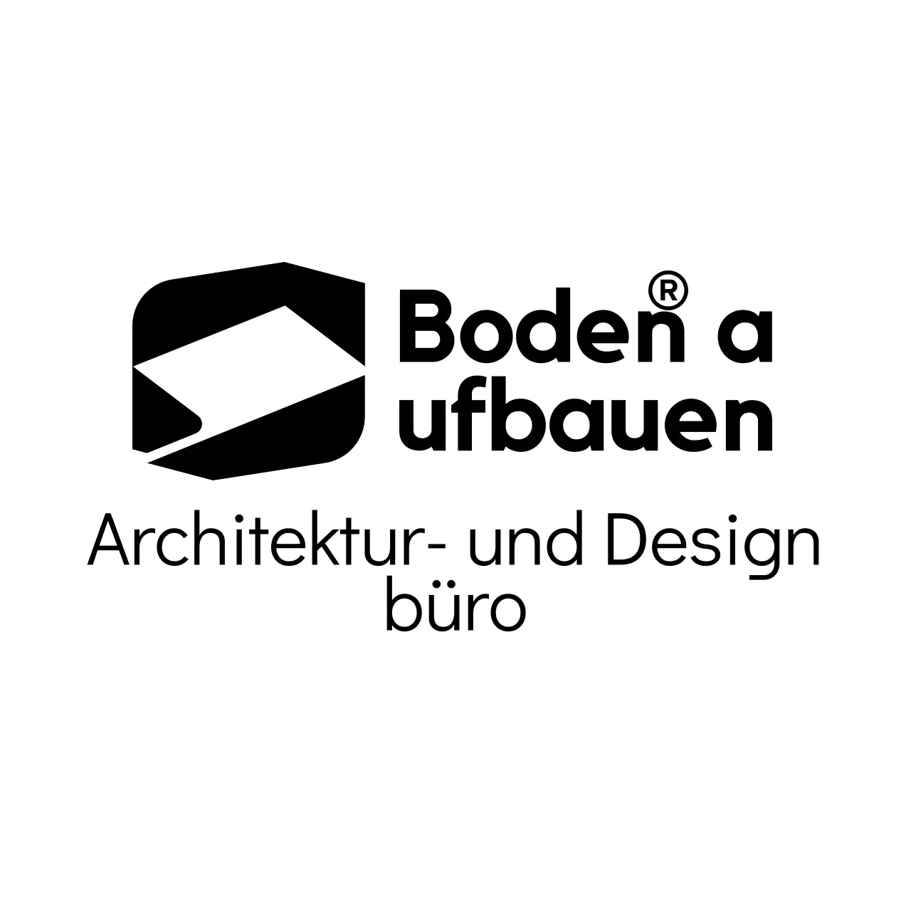 Geschäftslayout mit einem einfachen Firmenlogo