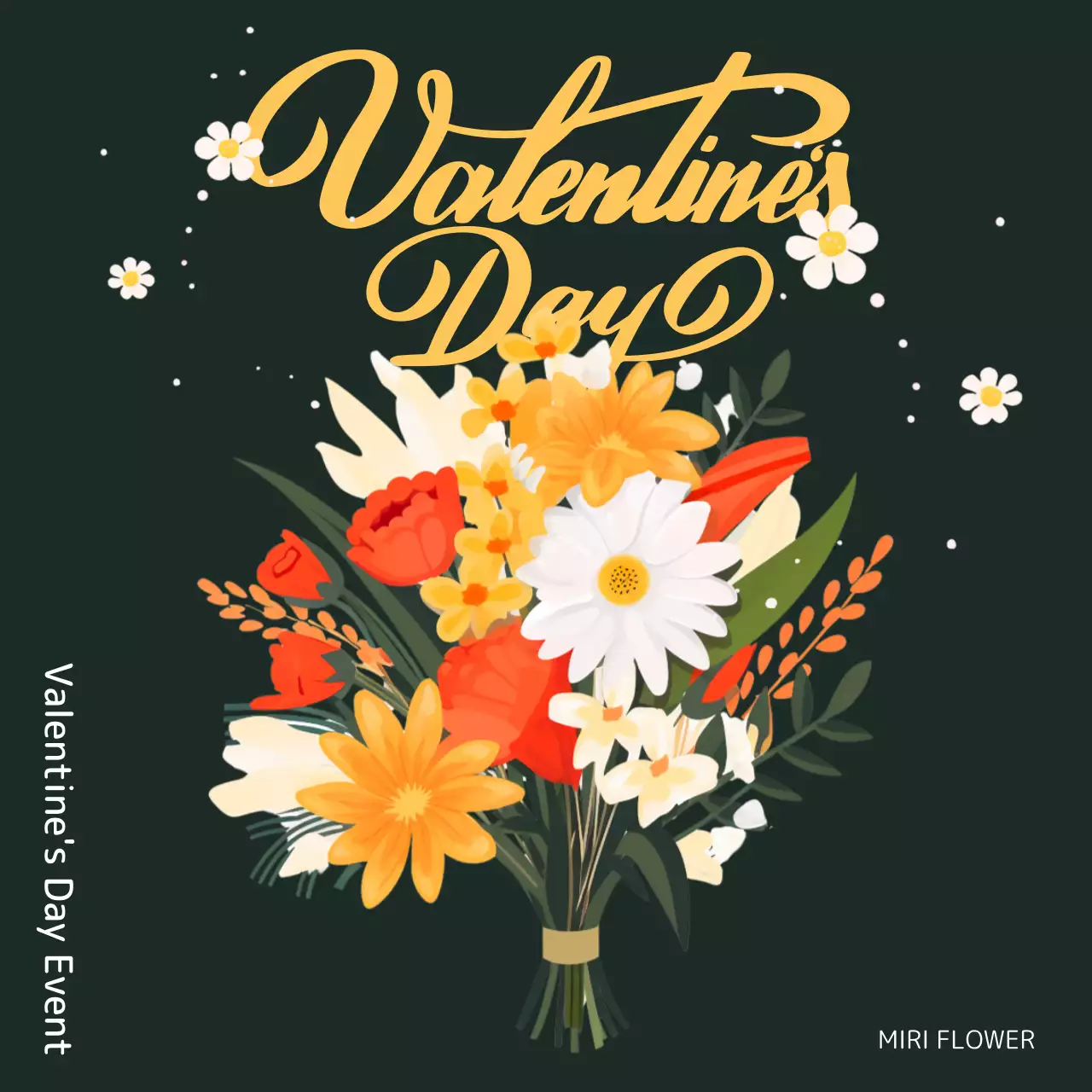 Black Elegant Valentine Event Invitation Instagram Post