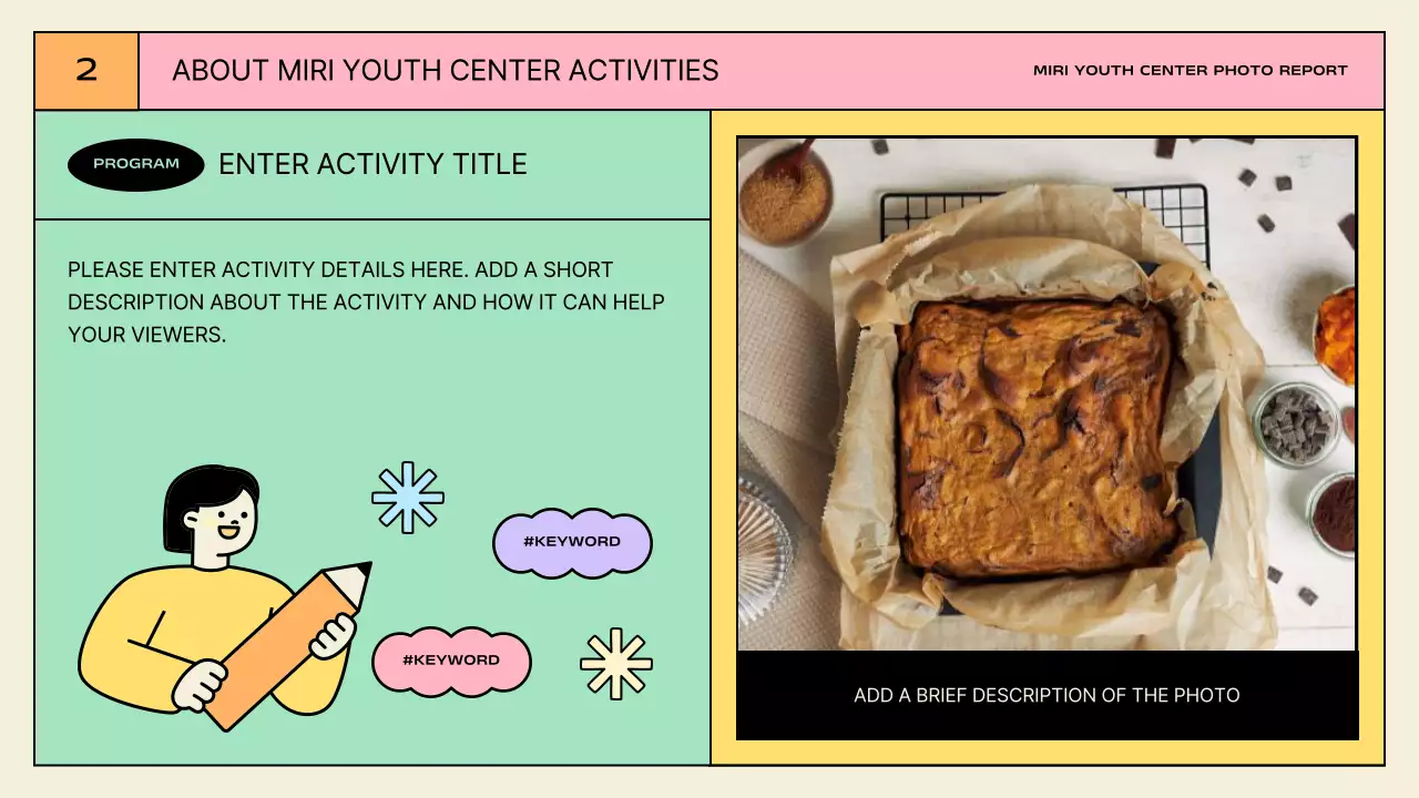 Yellow Retro Youth Report Presentation