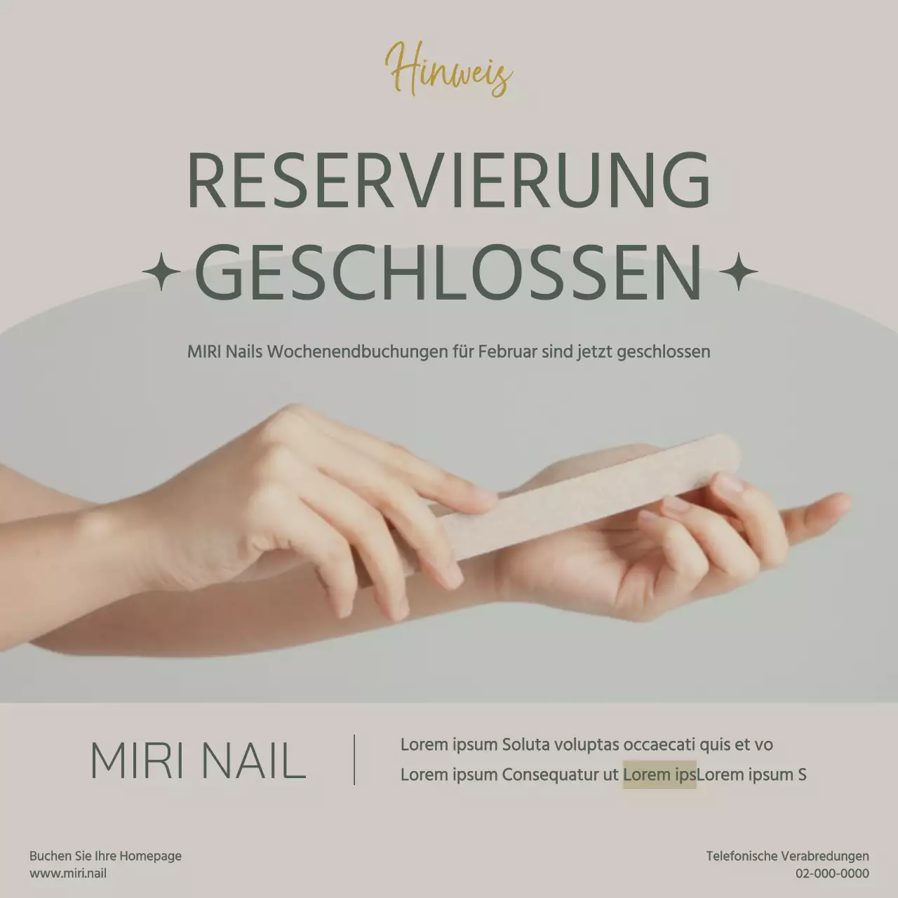 Ein Leitfaden für den Abschluss eines einfachen Nageltermins in Beige und Mint