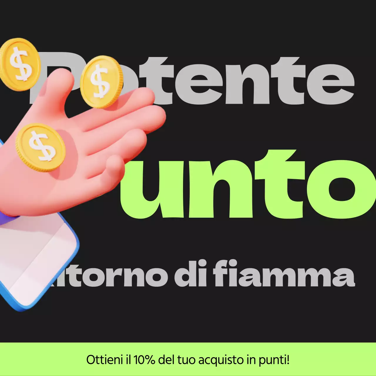 Posta in gioco Cyberpunk punti in nero e verde lime