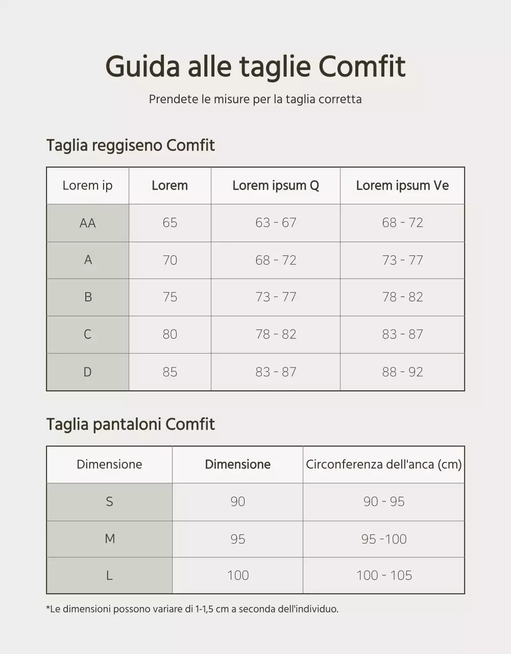 Pubblicità di biancheria intima semplice in bianco e chartreuse