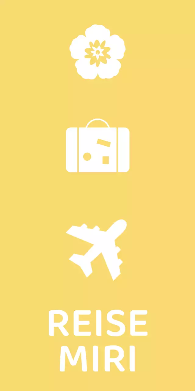 Reisebüroartikel mit Symbolen aus der Luftfahrt