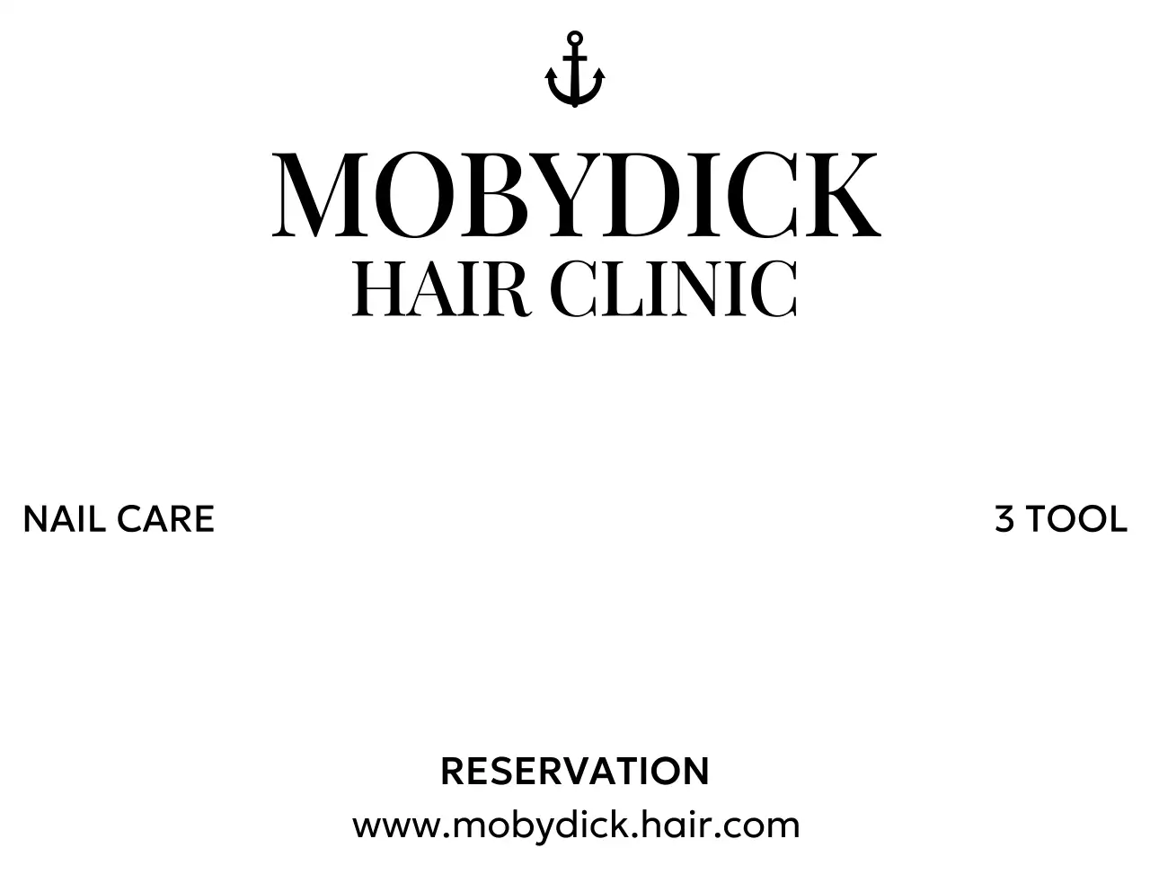 Desain yang bersih dan rapi dengan ikon dan tipografi jangkar