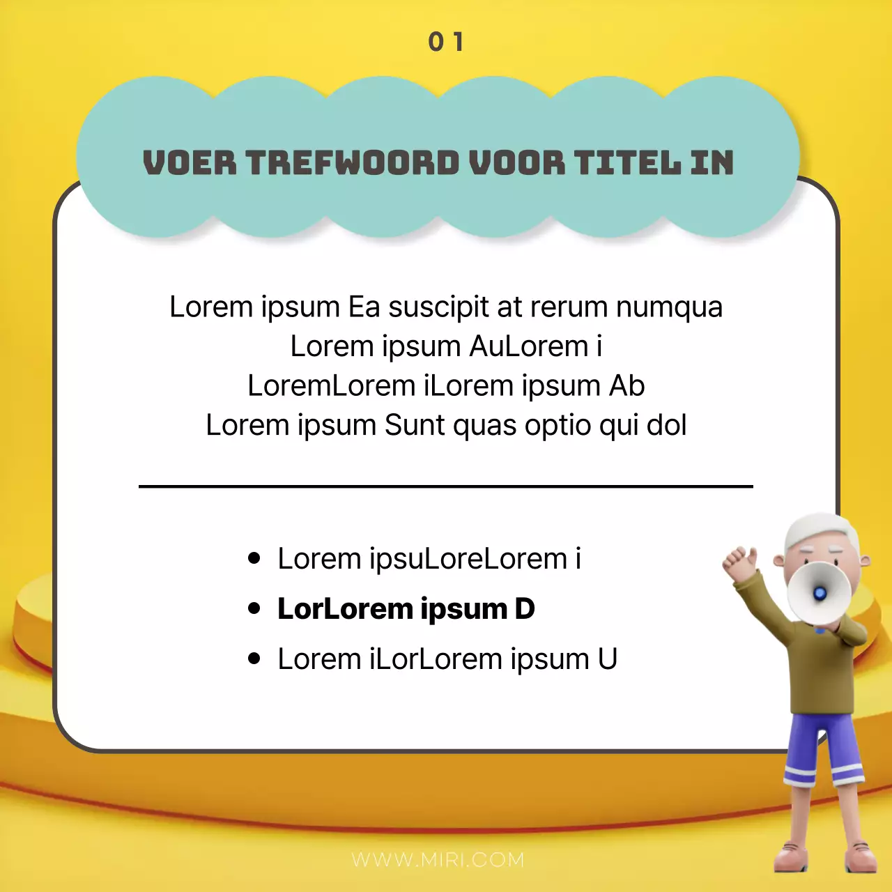 Een kitscherige free-for-all in geel en lichtblauw