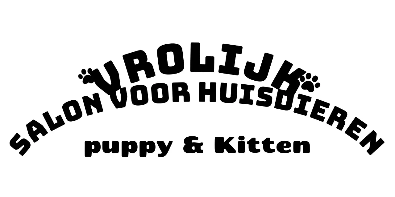 Schattige typografie dierenwinkel