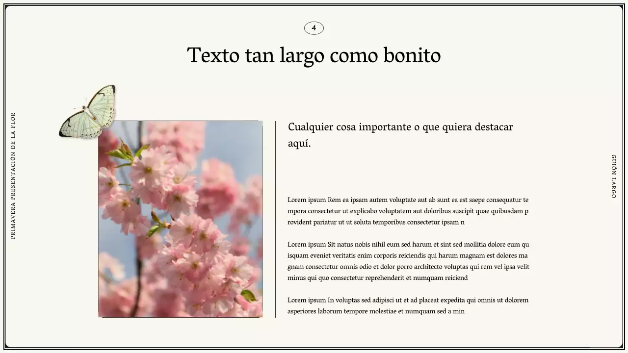 Propuesta de flores primaverales vintage en diseño marfil