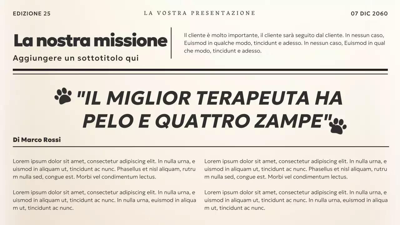 Nero e beige Tema notizie vintage Materiale aziendale