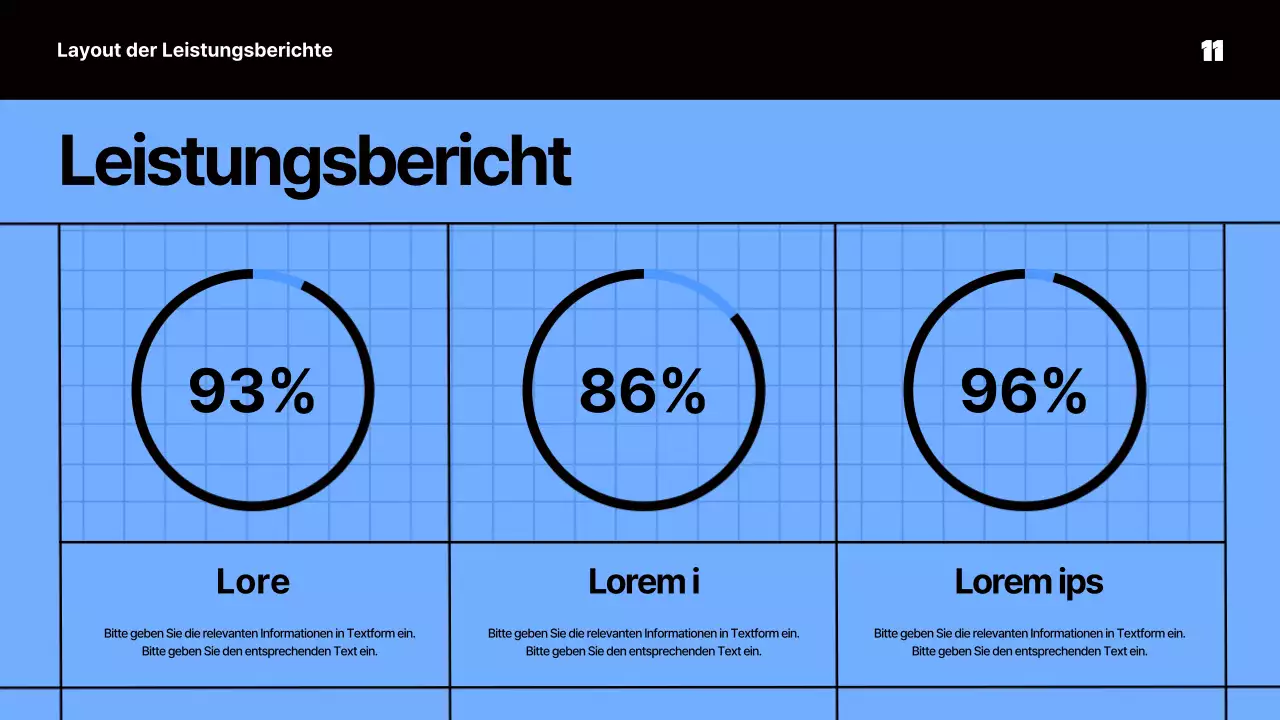 Kitschige Sitzungsunterlagen in Blau