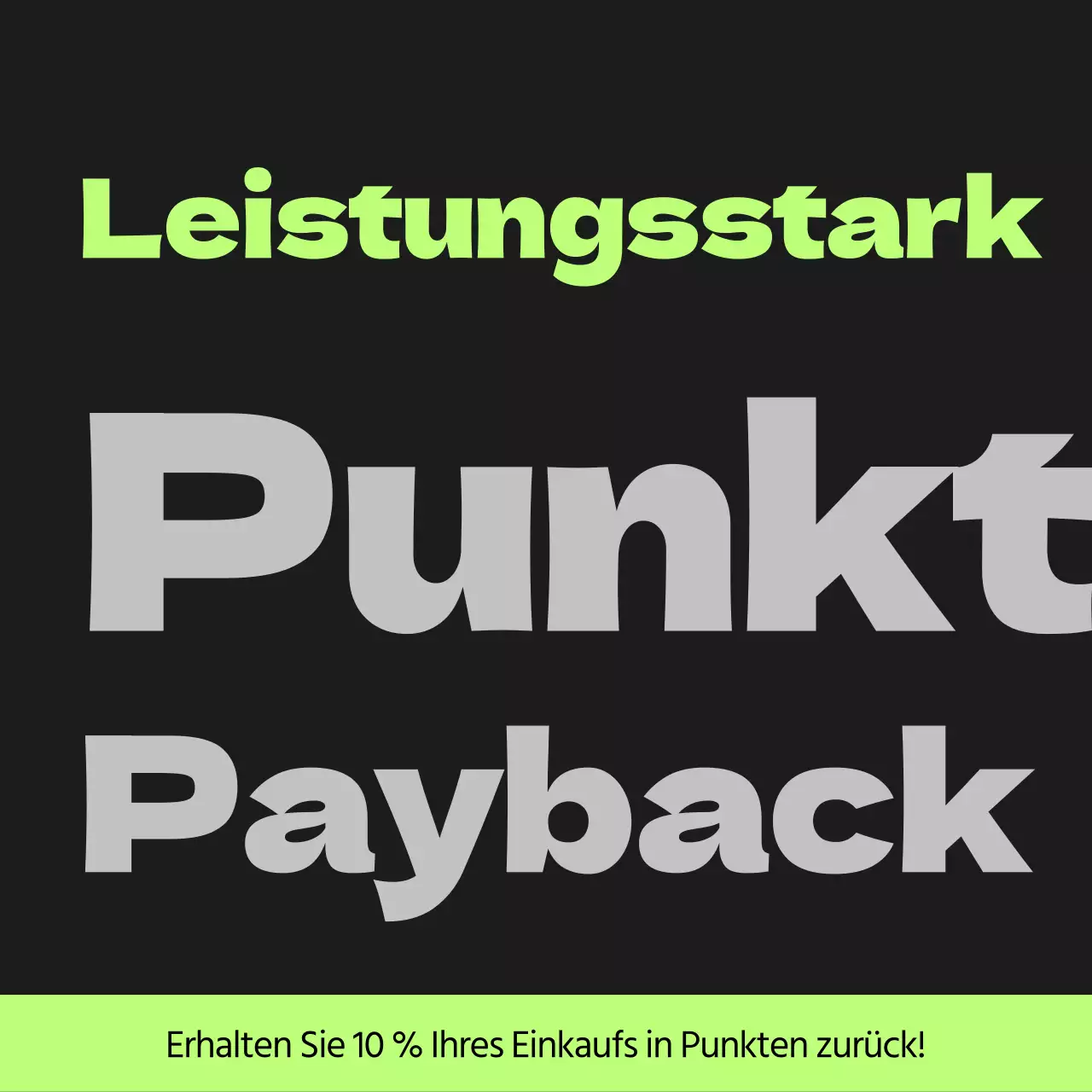 Cyberpunk points payback post in schwarz und lindgrün