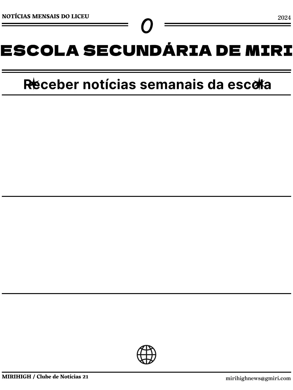 Design de capa no estilo de design de jornal