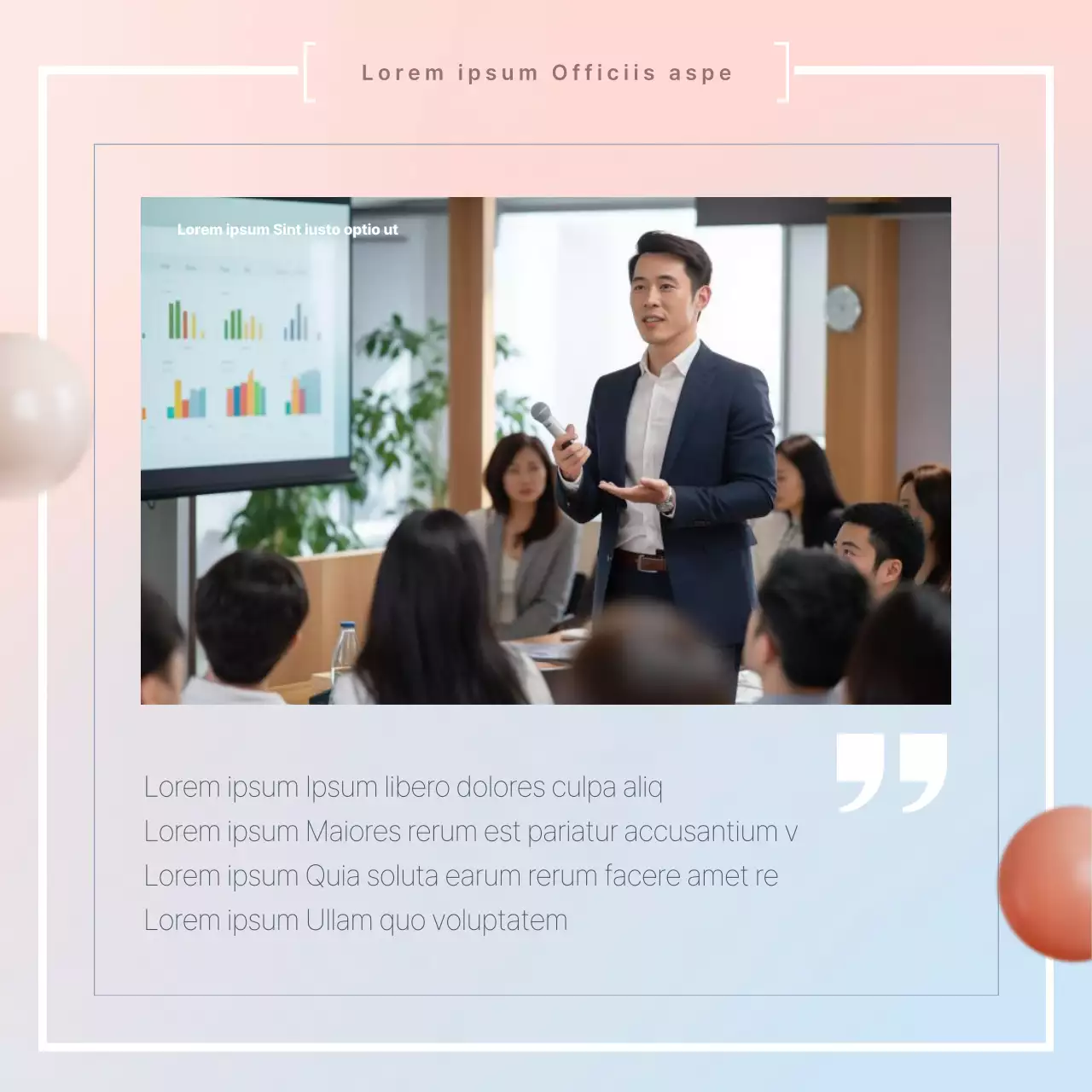 Un semplice rapporto sui risultati delle riunioni in rosa e azzurro