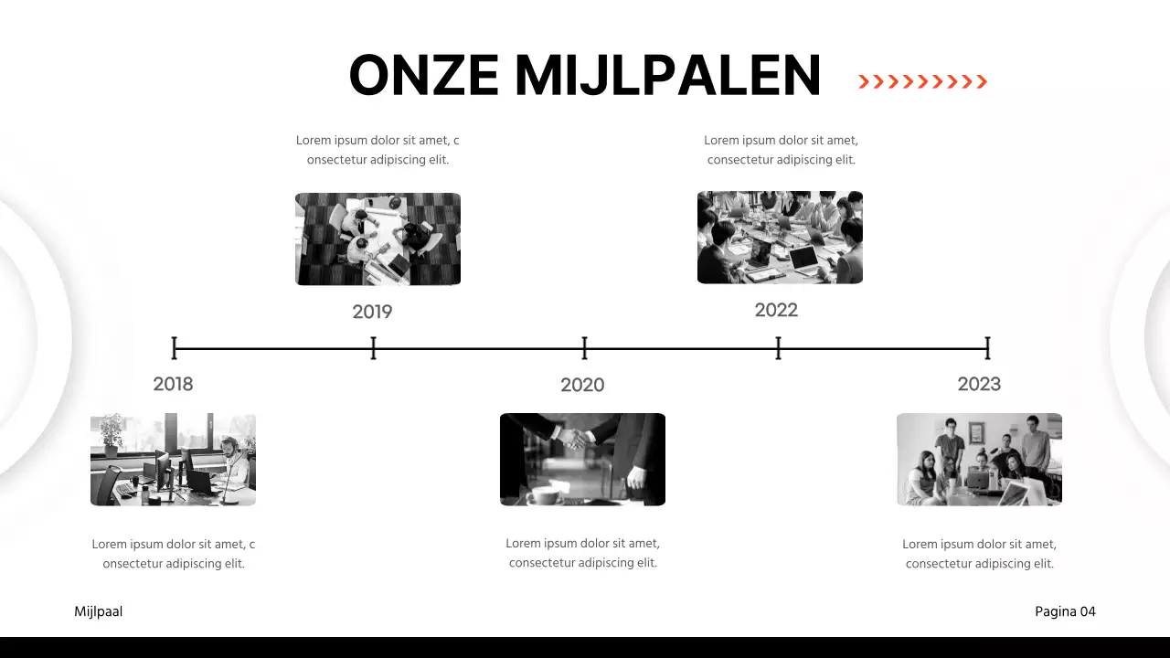 Zwart en rood klassiek zakelijk rapportagemateriaal