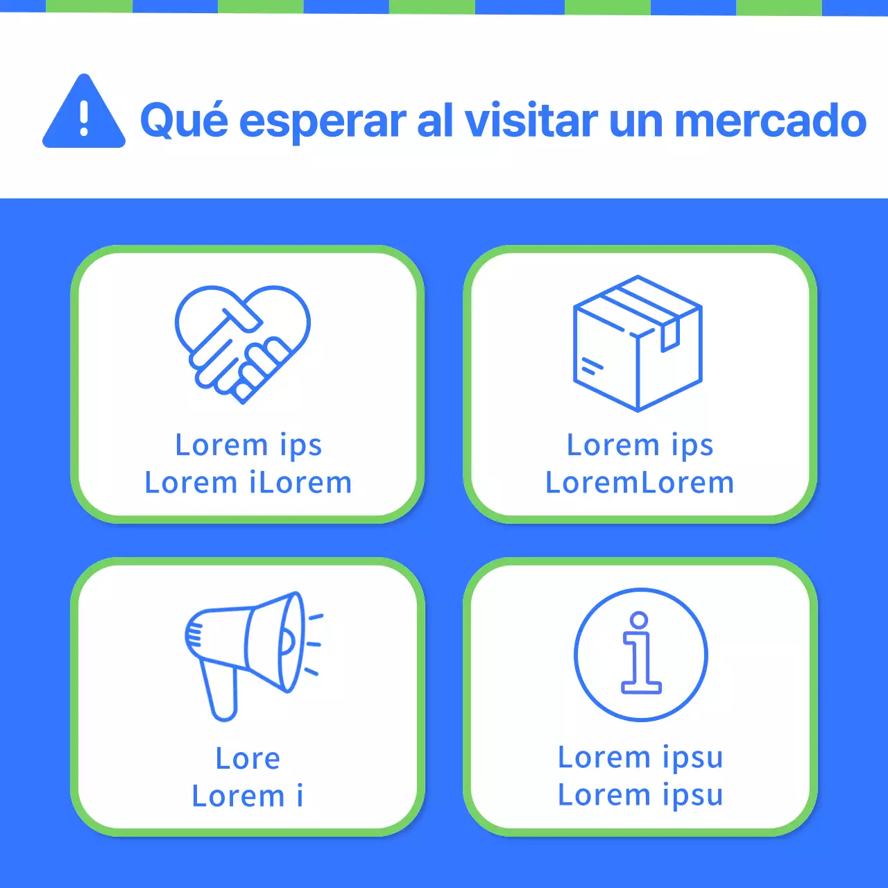 Anunciamos un mercado compartido verde y azul