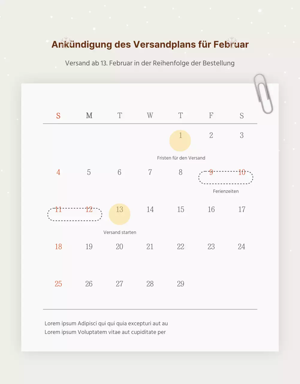 Werbung für ein einfaches hanwa Weihnachtsgeschenkset in Beige und Braun