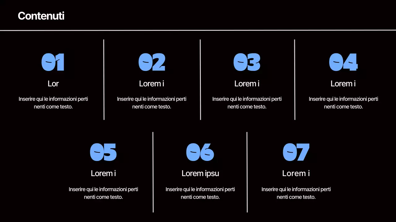 Materiale per riunioni kitsch in blu