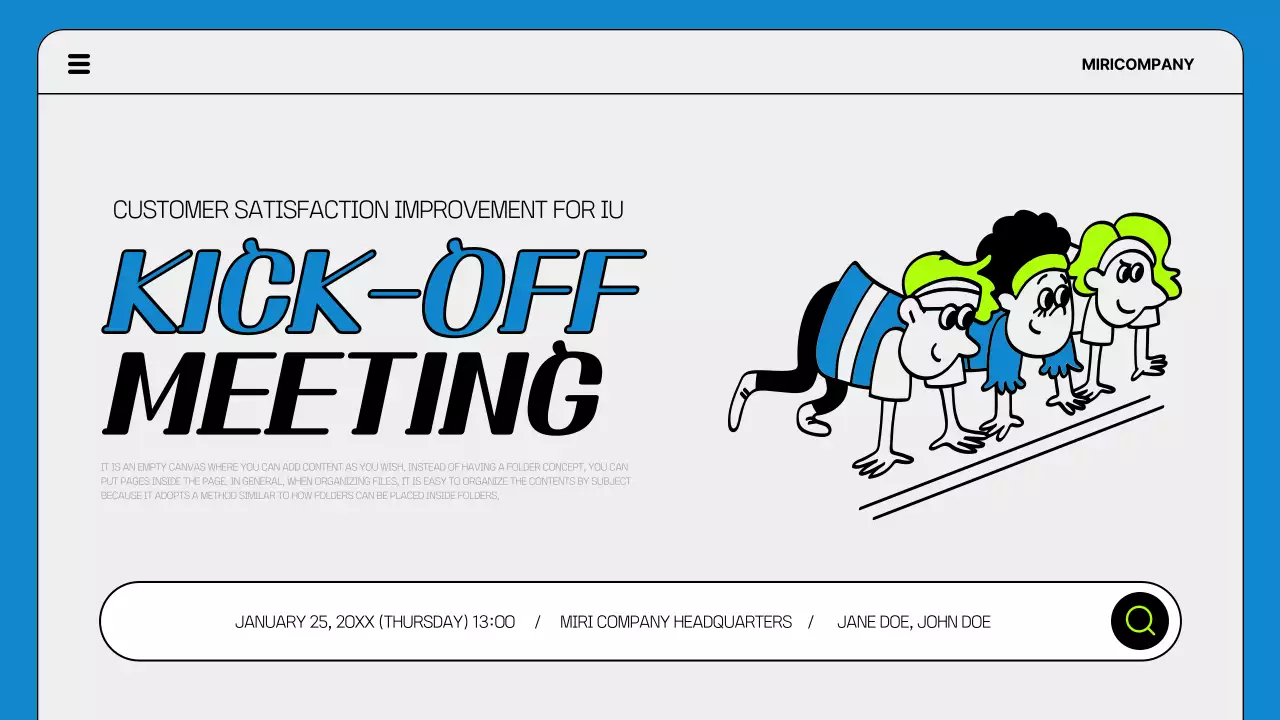 Blue Clean Meeting Presentation