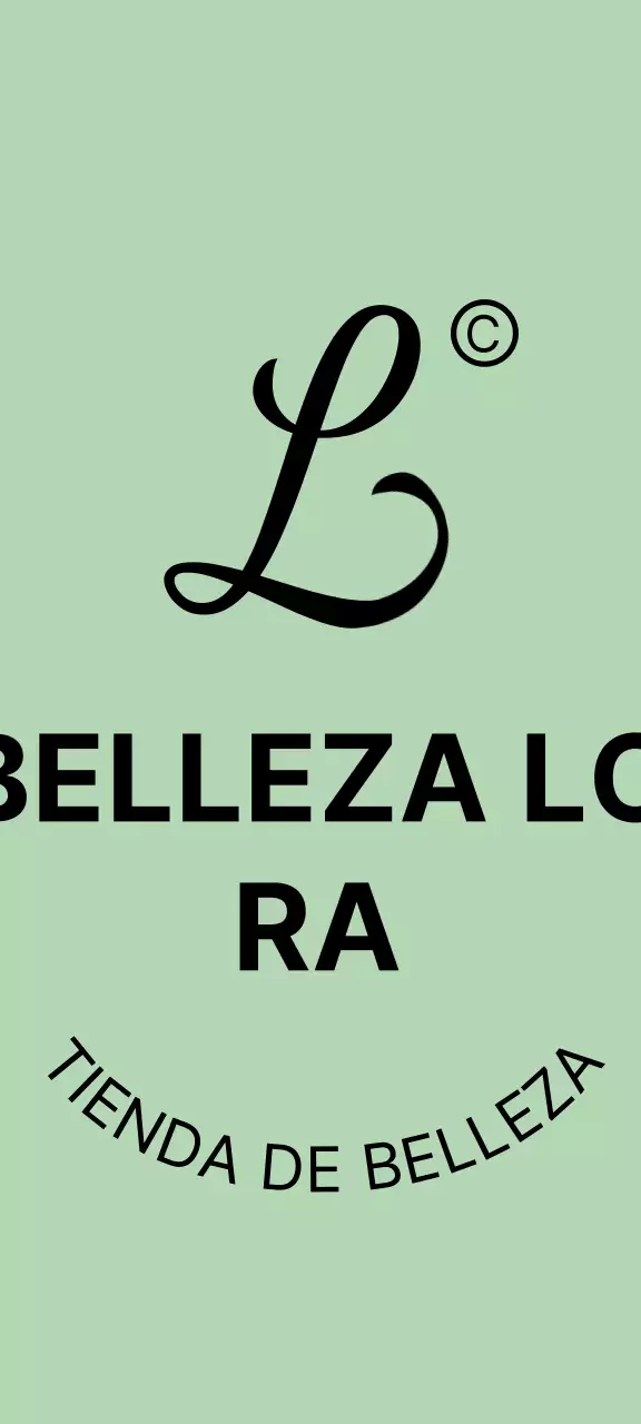 Lujoso salón de belleza con alfabeto cursivo