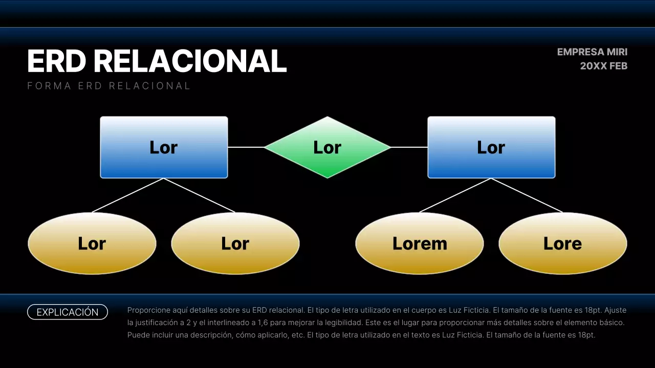 Informes de diagramas de desarrollo modernos en negro y azul