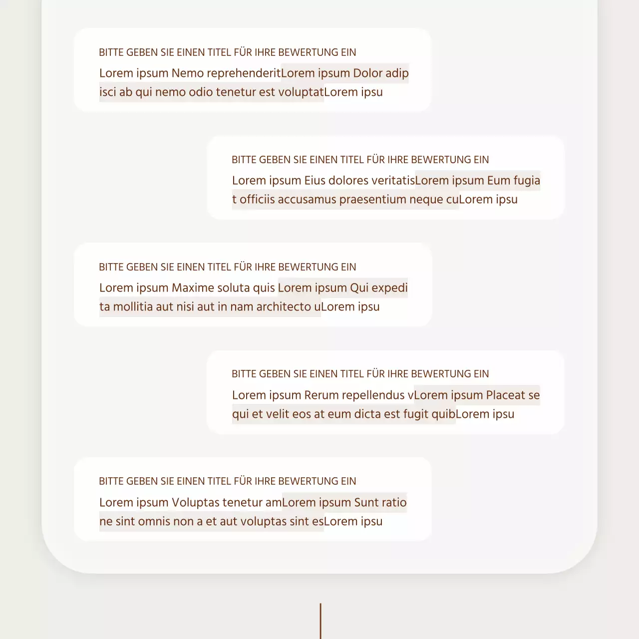 Werbung für ein einfaches hanwa Weihnachtsgeschenkset in Beige und Braun