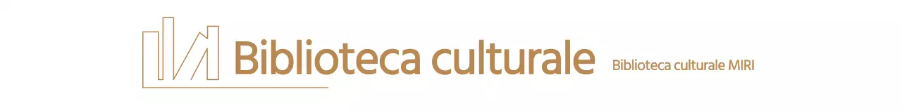 Logo illustrativo della sala di lettura semplice e moderna in beige