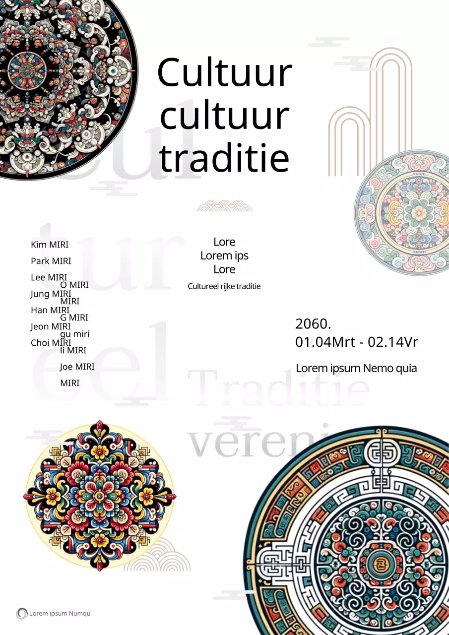 Promoot een traditionele designbeurs in zwart-wit en beige