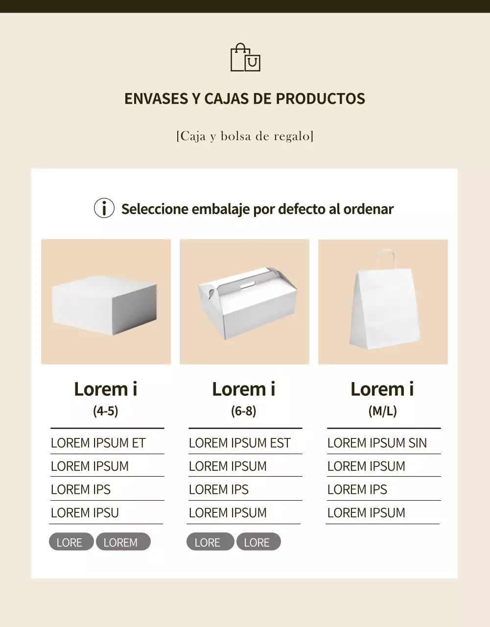 Promueva un evento de pastelería moderno en negro y beige